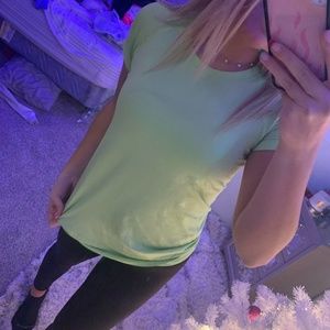 Green / yellow swiftly tech shirt